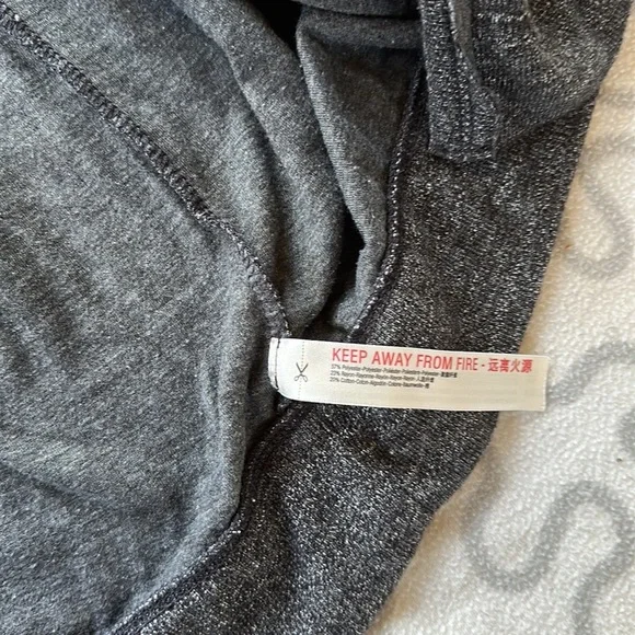 Free People Beach Bicoastal Cardigan Duster Charcoal Gray - Picture 6 of 6